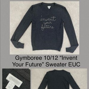 Gymboree 10/12 Sweater “Invent Your Future”